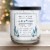 House of Velas Christmas Metallic Jar Candle Festive Winter Perspective: left