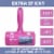 W Home Lint Roller, Pet Hair Removal from Couch, Clothes, Furniture, 60 Sheets | 2 Refills Perspective: left