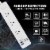 Extension Cord Socket 5.9 ft, Surge Protector Power Strip with 2 USB – 2 PCS Perspective: left
