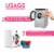 W Home 5 in 1 Laundry Pods with Rose Scent, 32 Count Each - Pack of 6 Perspective: left