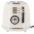 MegaChef 1.7 Liter Electric Tea Kettle and 2 Slice Toaster Combo in Matt Cream Perspective: left