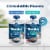 Blue Buffalo Tastefuls Purees Natural Wet Cat Food Complement Pouches Chicken & Tuna Perspective: left