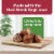 Blue Buffalo Nudges Steak Grillers, Natural Holiday Dog Treats, Real Beef, 5-oz Bag Perspective: left