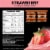Body Fortress® Super Advanced Strawberry Whey Protein Powder Perspective: left