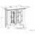 Simpli Home Bedford Wood Media Cabinet - Dark Tobacco Brown Perspective: left