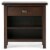 Simpli Home Artisan Wood 24  Transitional Bedside Nightstand Table in Russet Brown Perspective: left