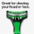 Schick Xtreme3 Disposable Razors for Men Sensitive Skin Protects Skin from Irritation Perspective: left
