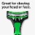 Schick Xtreme3 Disposable Razors for Men Sensitive Skin Protects Skin from Irritation Perspective: left