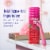 Skintimate Four-Blade Raspberry Rain Disposable Razors Perspective: left