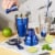 Blue Barware Set Perspective: left