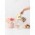 Pinky Up Riley Casablanca Glass Tea Press Pot- Gold Perspective: left