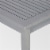 Walker Edison 20  Simple Outdoor Wood Patio End Table in Gray Wash Perspective: left