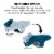 Flex-Fit Reversible Two-Tone Fur Dog Coat - Extra Large, Marine Blue Perspective: left