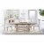 Star International Furniture Traditions Hudson Large Wood Dining Bench in Gray Perspective: left