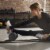 24 High-Density Foam Roller for Exercise Massage Recovery - Black Perspective: left