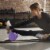 12 High-Density Foam Roller for Exercise Massage Recovery - Purple Perspective: left