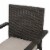 Noble House San Pico 5 Piece Outdoor Wicker Dining Set in Multibrown Perspective: left