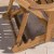 Noble House Hayle Reclining Wood Adirondack Chair w/Footrest (Set of 2) Natural Perspective: left