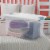 Sterilite 64 Qt Clear Plastic Stackable Storage Bin w/ White Latch Lid, 12 Pack Perspective: left