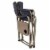Kamp-Rite CC105 Tailgating Camp Folding Directors Chair with Side Table (4 Pack) Perspective: left