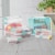 Sterilite Plastic Medium Clip Storage Box Container with Latching Lid, 8 Pack Perspective: left