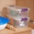 Sterilite 6 Quart Plastic ClearView Latch Box Storage Container Tote, 24 Pack Perspective: left
