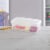 Sterilite Plastic Stacking FlipTop Latching Storage Container, Clear, (12 Pack) Perspective: left