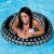 Intex Inflatable Giant Tire Tube Raft Float For Pool Lake Ocean River (24 Pack) Perspective: left
