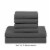 Sweet Home Collection | All Season Solid Bed-in-A-Bag includes Sheet, Twin XL, Gray Perspective: left