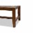 Baxton Studio Ainsley Tufted Bench in Light Beige and Walnut Brown Perspective: left