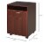 Mobile File Cabinet Organizer Home Office Filing Organizer w/ Castor, Brown Perspective: left