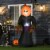 7ft Halloween Inflatable Pumpkin Reaper Ghost Outdoor Decorations Yard Perspective: left