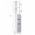 54  Tall Bathroom Linen 2-Tier Cabinet Shelf Storage Cupboard w/ Drawers, White Perspective: left