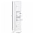 67” Wood Freestanding Bathroom Linen Tower Storage Unit Cabinet White Perspective: left