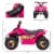 6V Kids Electric Ride on Car ATV Toy Forward Reverse for 3-5 Years Old Pink Perspective: left