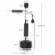 Indoor Boxing Bag Set w/ Adjustable Height, Water/Sand Base, & 12 Suction Cups Perspective: left