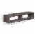 Wall Mount Media Console, Floating TV Stand Entertainment Center Unit, Dark Grey Perspective: left