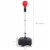 Hitting Bag Boxer Circle Set Freestanding Suction Cup, Adjustable Height Perspective: left