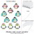Big Dot of Happiness Holly Jolly Penguin - Penguin Lawn Decor Outdoor Party Yard Decor 10 Pc Perspective: left