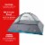 Outbound 8 Person 3 Season Camping Black-Out Dome Tent with Rainfly, Gray/White Perspective: left