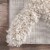 Nuloom Francene Diamond Trellis Shag Area Rug in Ivory Perspective: left