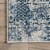 nuLOOM Wilde Abstract Distressed Area Rug in Blue Perspective: left