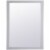 Elegant Decor Aqua 36  x 48  Wood Frame Bathroom Mirror in Gray Perspective: left