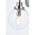 Hanson 1 light bath sconce in polished nickel with clear shade Perspective: left