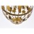Levante 1 light pendant in brass Perspective: left