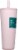 Reduce® Stainless Steel Halo Tumbler - Pink Quartz Perspective: left