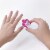 Scented Nail Glitz Llama - 20 Scented 3D Press on Nails, Matching Ring, 40+ Nail Stickers Perspective: left