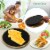 NutriChef PKCZBD40 Round Slate Cheese Platter Set Perspective: left