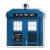 Doctor Who Super Bitz 13th Doctor Plush And Tardis Coaster Set -Limited Edition Perspective: left