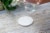 Jurassic Park Tyrannosaurus Rex Logo Heavy Duty Ceramic Coaster | 4 Inches Round Perspective: left